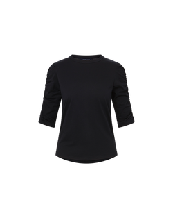Waldorf Ruched-Sleeve T-Shirt