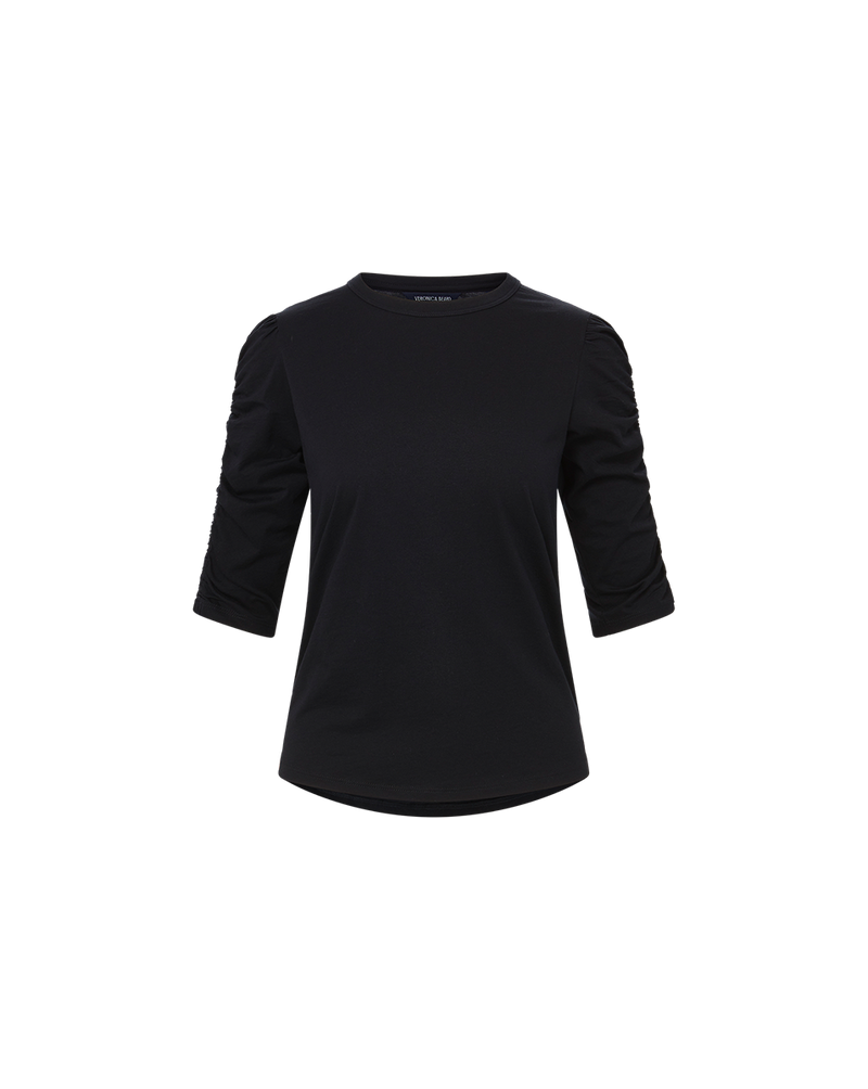 Waldorf Ruched-Sleeve T-Shirt