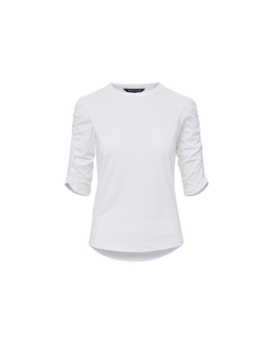 Waldorf Ruched-Sleeve T-Shirt