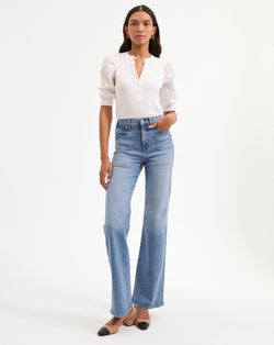 Crosbie Slim Wide-Leg Jean