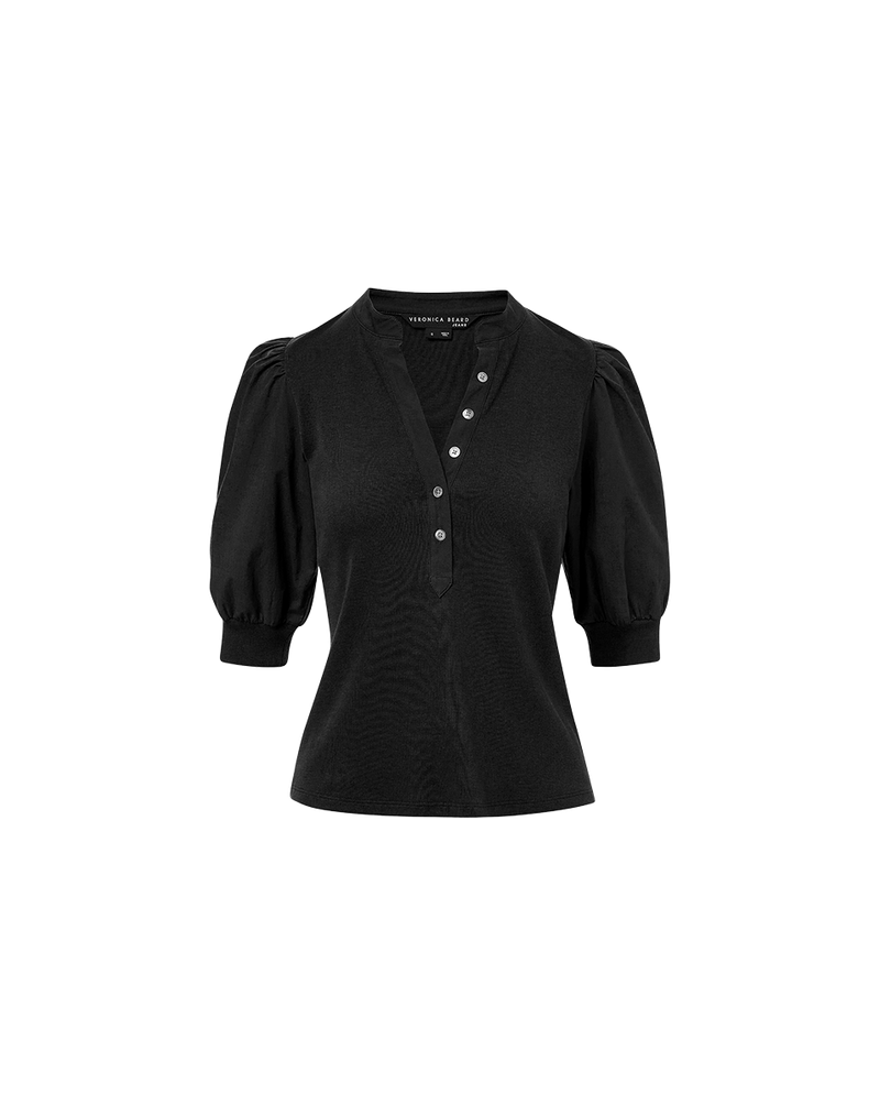 Coralee Puff-Sleeve Top