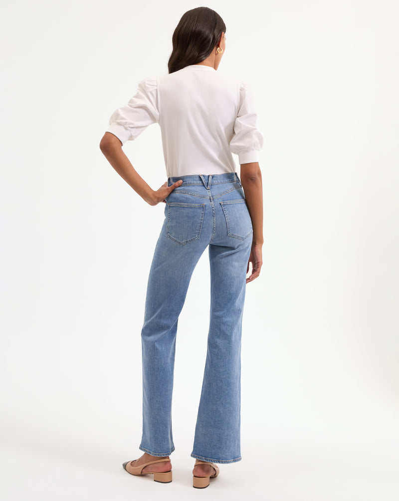 Coralee Puff-Sleeve Top
