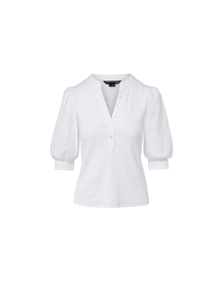 Coralee Puff-Sleeve Top