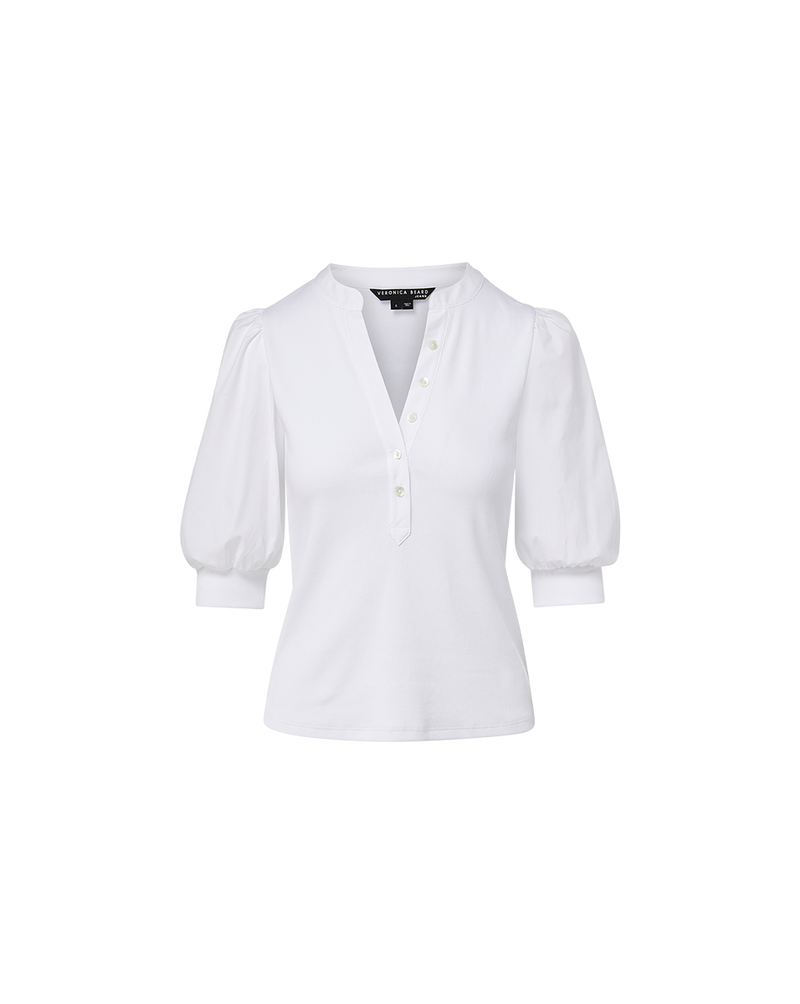 Coralee Puff-Sleeve Top