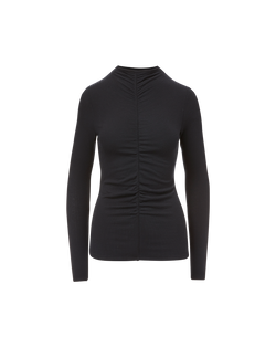 Theresa Ruched Turtleneck
