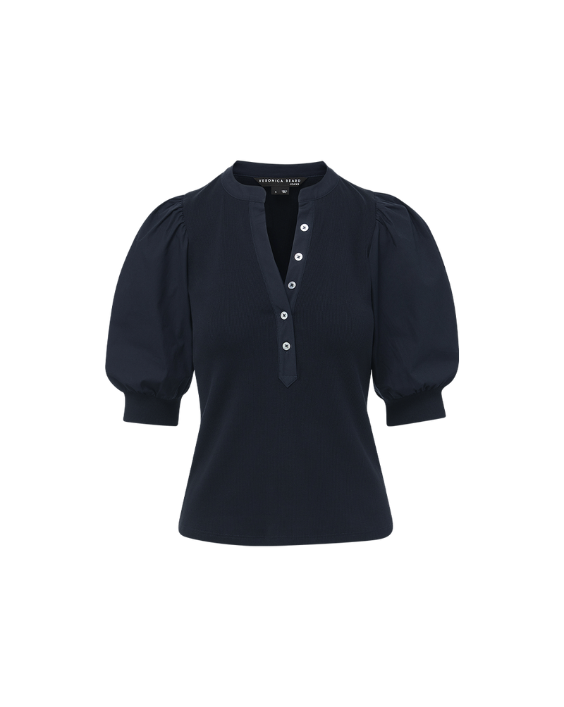 Coralee Puff-Sleeve Top