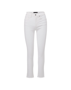 Carly Raw Hem Kick-Flare Jean