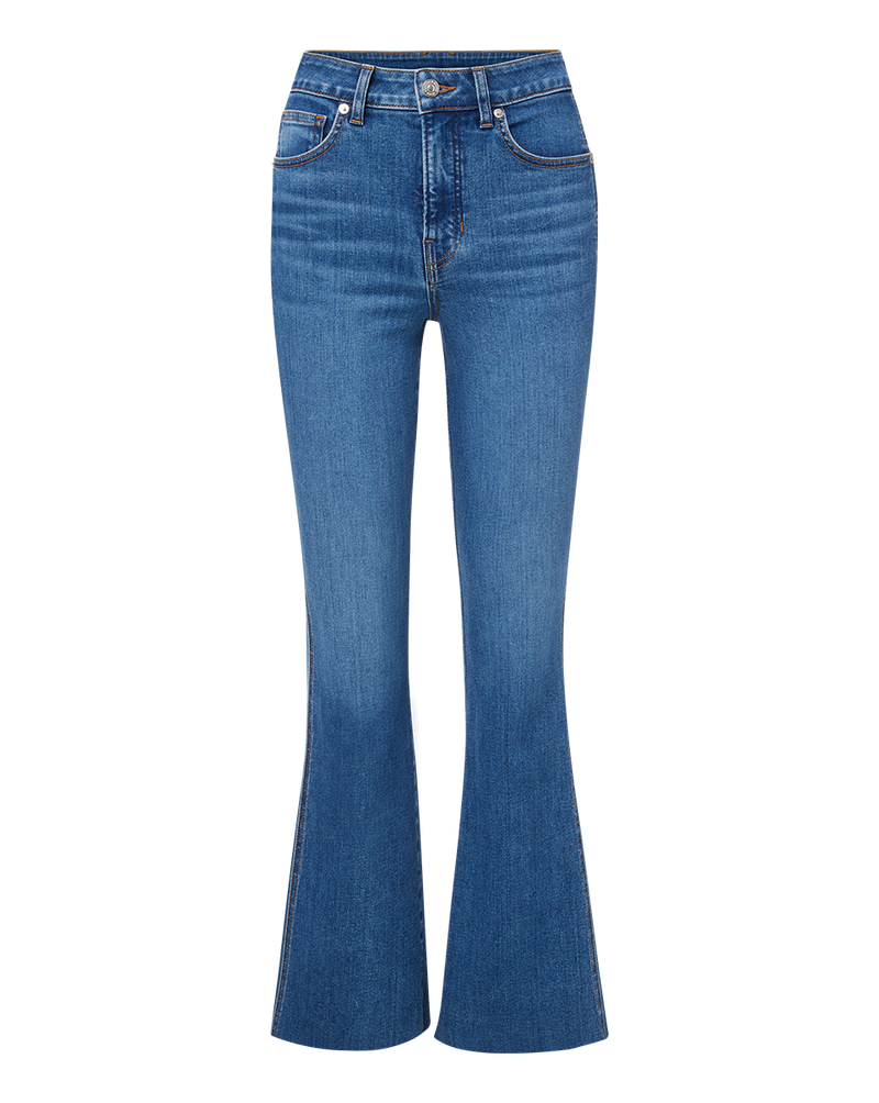 Carson Raw Hem Kick-Flare Jean