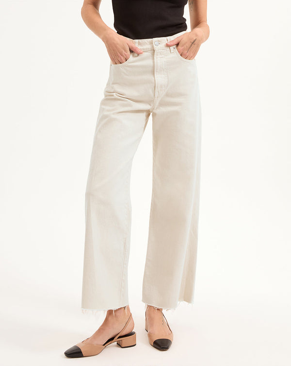 Taylor Cropped Wide-Leg Jean