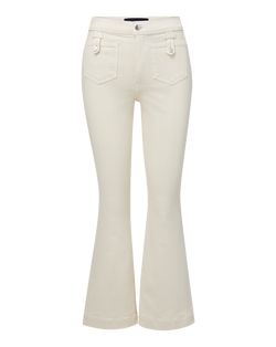 Carson Patch-Pocket Kick-Flare Jean