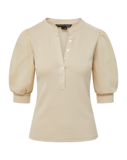 Coralee Puff-Sleeve Tee