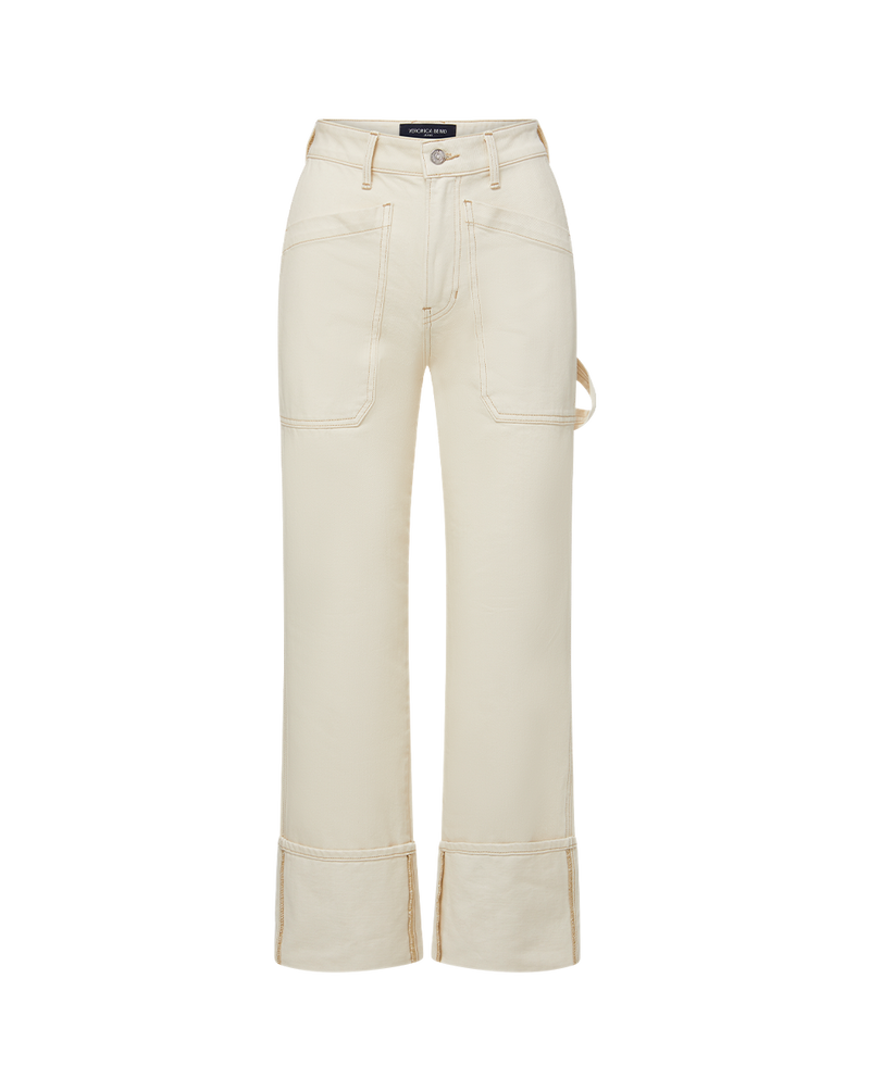 Dylan Cuffed Cargo Straight-Leg Jean
