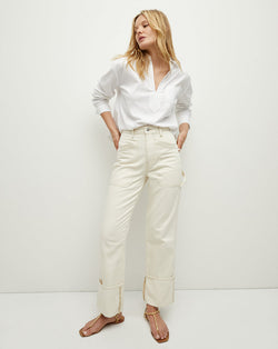 Dylan Cuffed Cargo Straight-Leg Jean