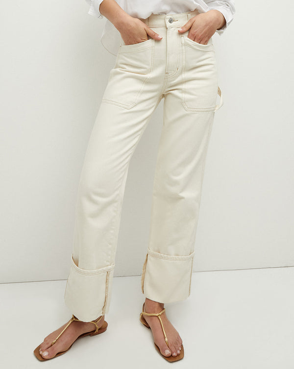 Dylan Cuffed Cargo Straight-Leg Jean