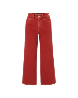 Taylor Cropped Wide-Leg Jean