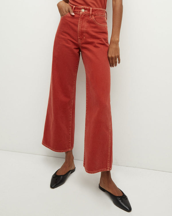 Taylor Cropped Wide-Leg Jean
