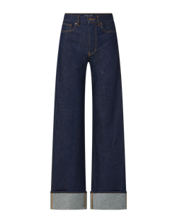 Taylor Cuffed Wide-Leg Jean