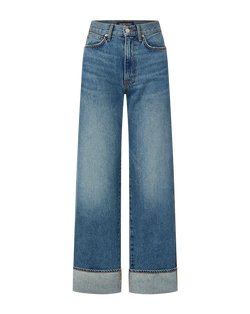Taylor Cuffed Wide-Leg Jean