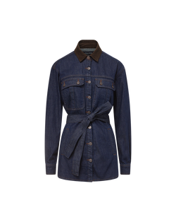 Mikaela Shacket With Corduroy Collar