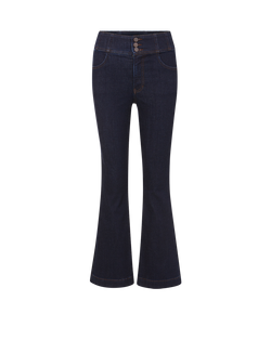 Carson Corset Waist Kick-Flare Jean