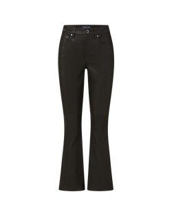 Carson Leather Kick-Flare Pant