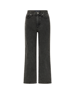Dylan Rhinestone-Stripe Straight-Leg Jean