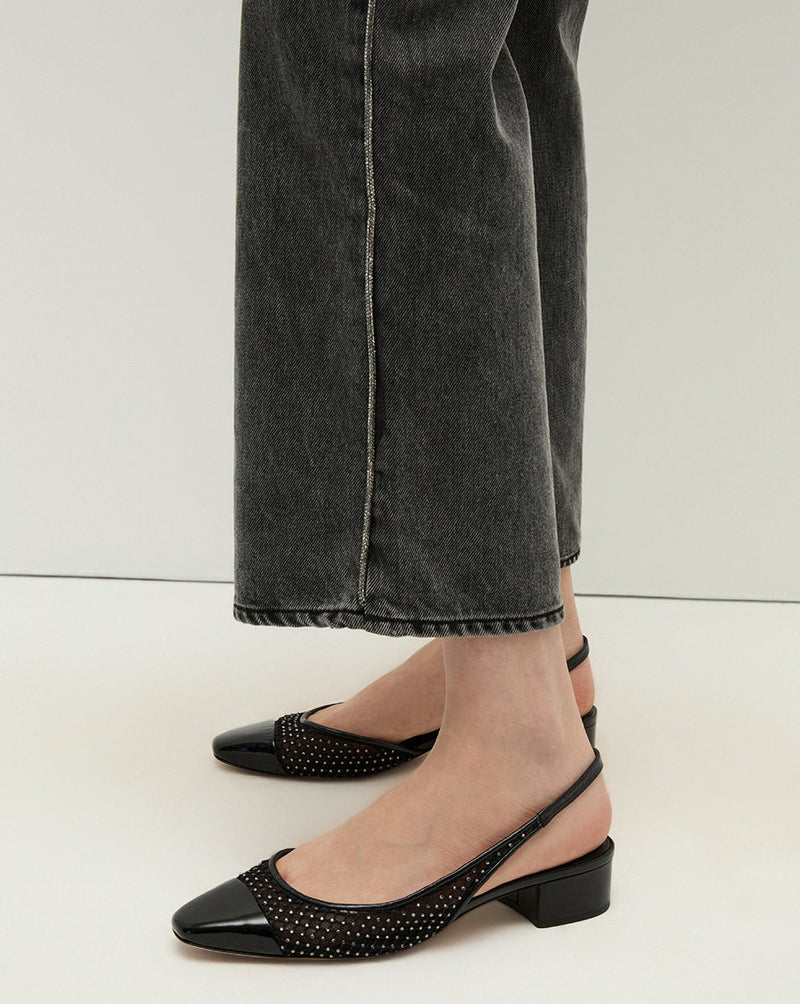 Dylan Rhinestone-Stripe Straight-Leg Jean