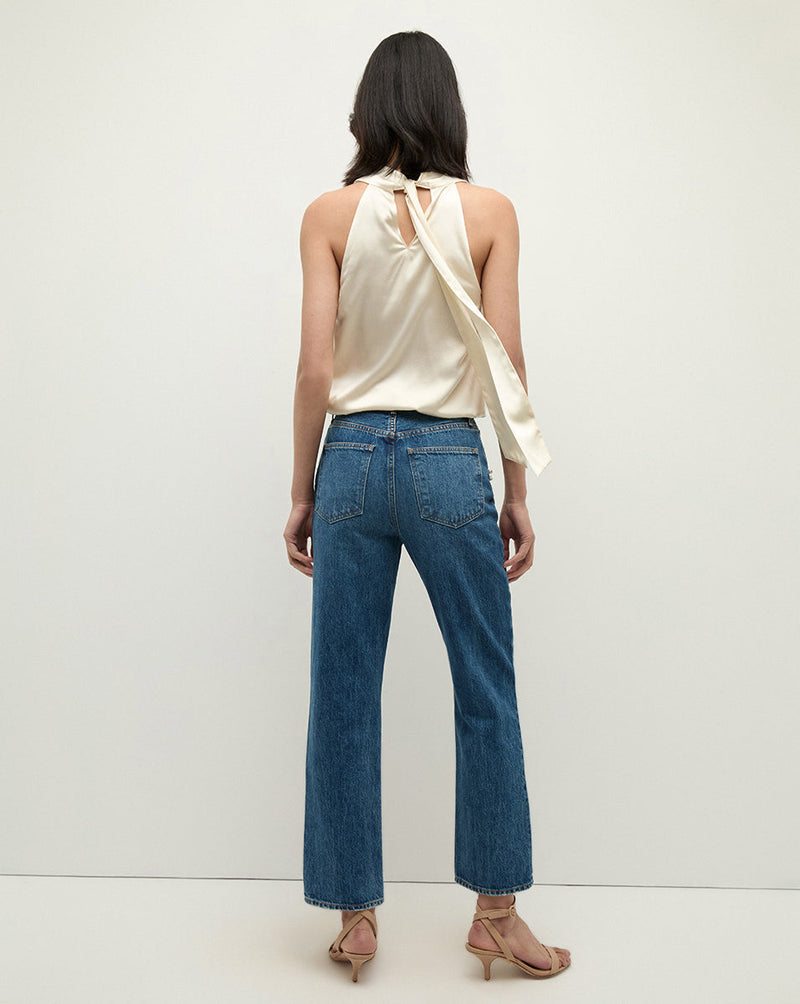 Daniela Embellished Straight-Leg Jean