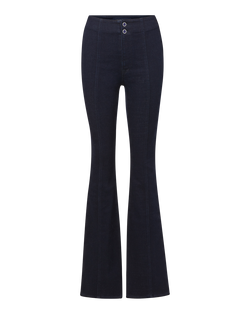 Beverly Seamed Skinny-Flare Jean