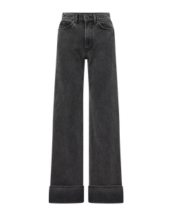 Taylor Cuffed Wide-Leg Jean