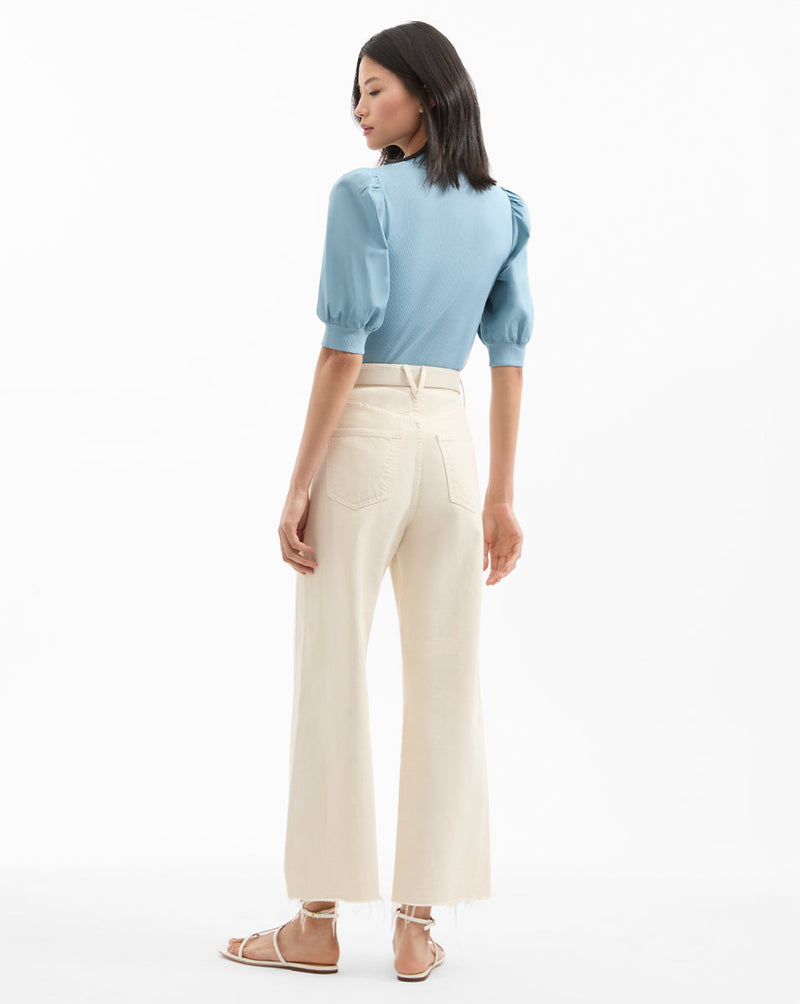 Coralee Puff-Sleeve Tee