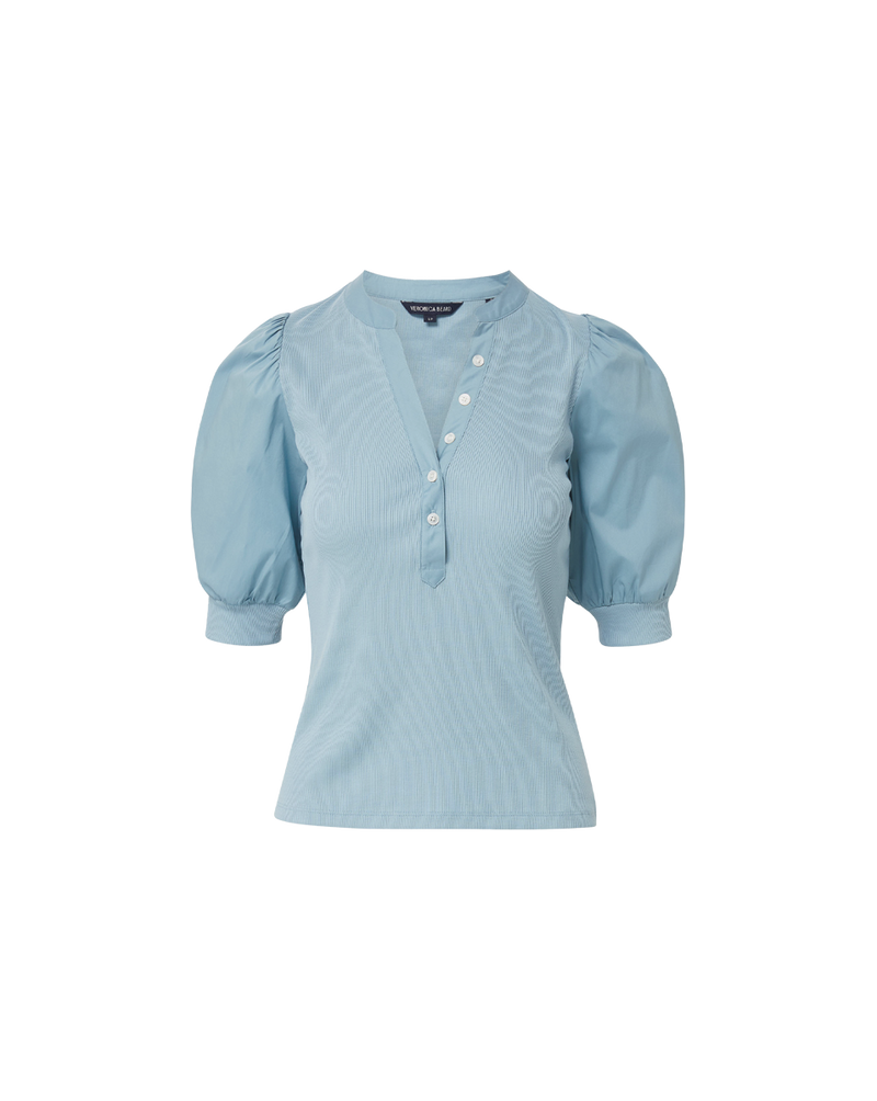 Coralee Puff-Sleeve Tee