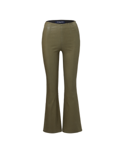 Carson Coated Off-Duty Kick-Flare Jean