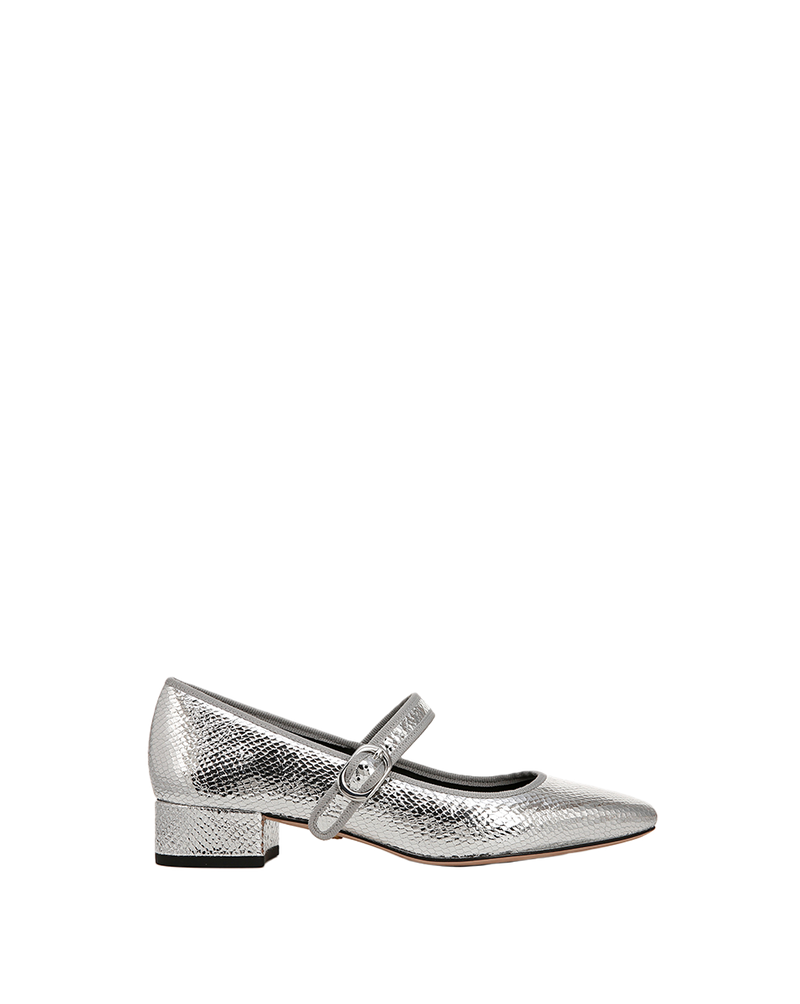 Cade Metallic Mary Jane Ballet Pump