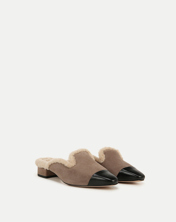 Cecile Shearling Mule
