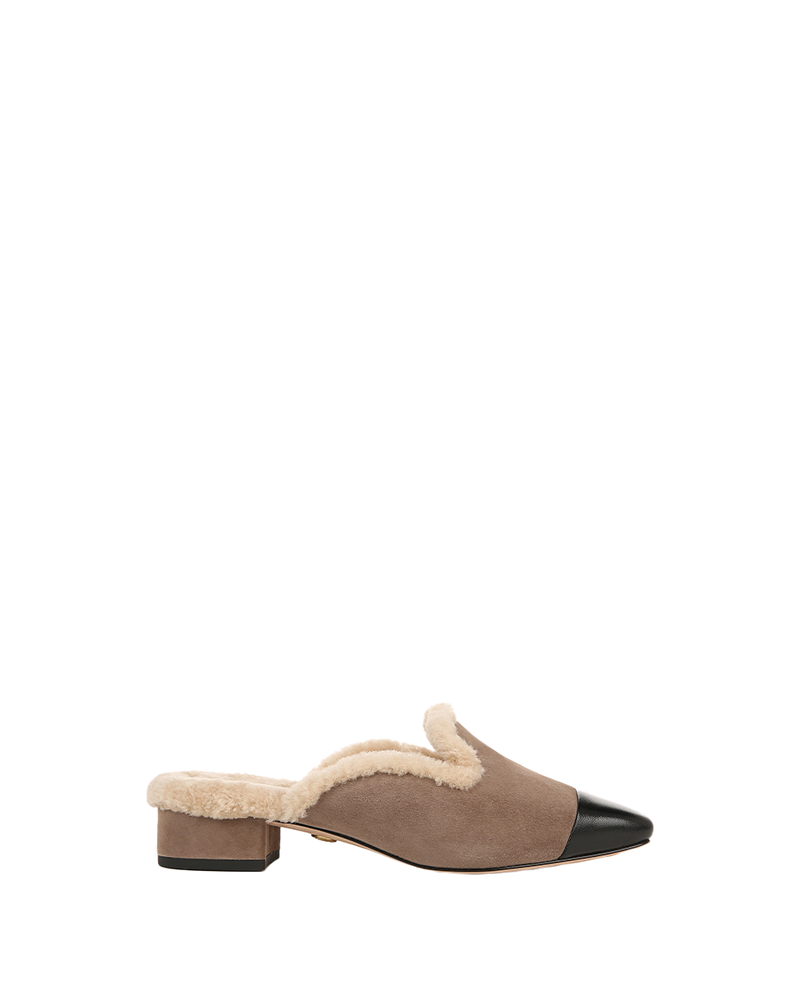 Cecile Shearling Mule