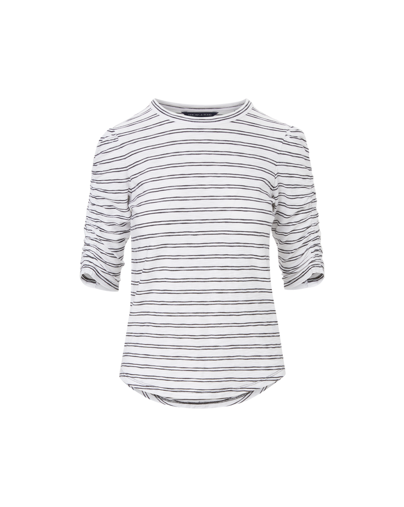 Waldorf Ruched-Sleeve T-Shirt