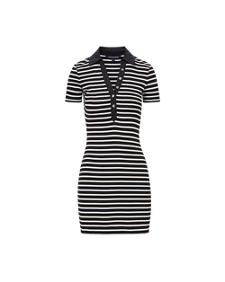 Bailey Striped Polo Mini Dress