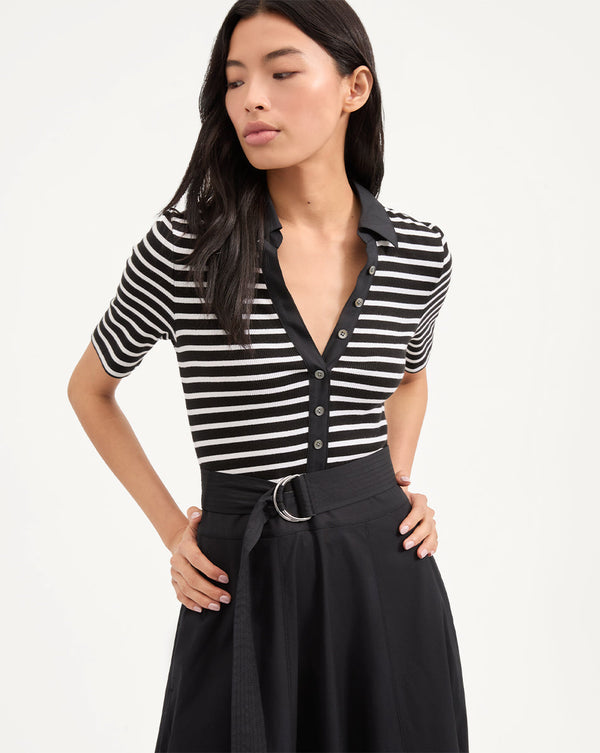 Delise Mixed Media Dress