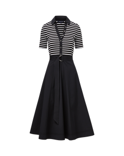 Delise Mixed Media Dress