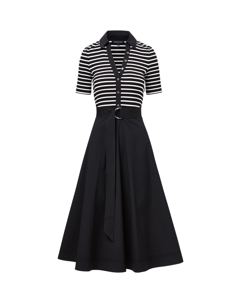 Delise Mixed Media Dress