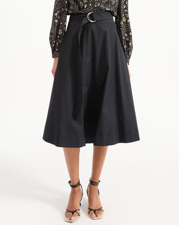 Facia A-Line Midi Skirt