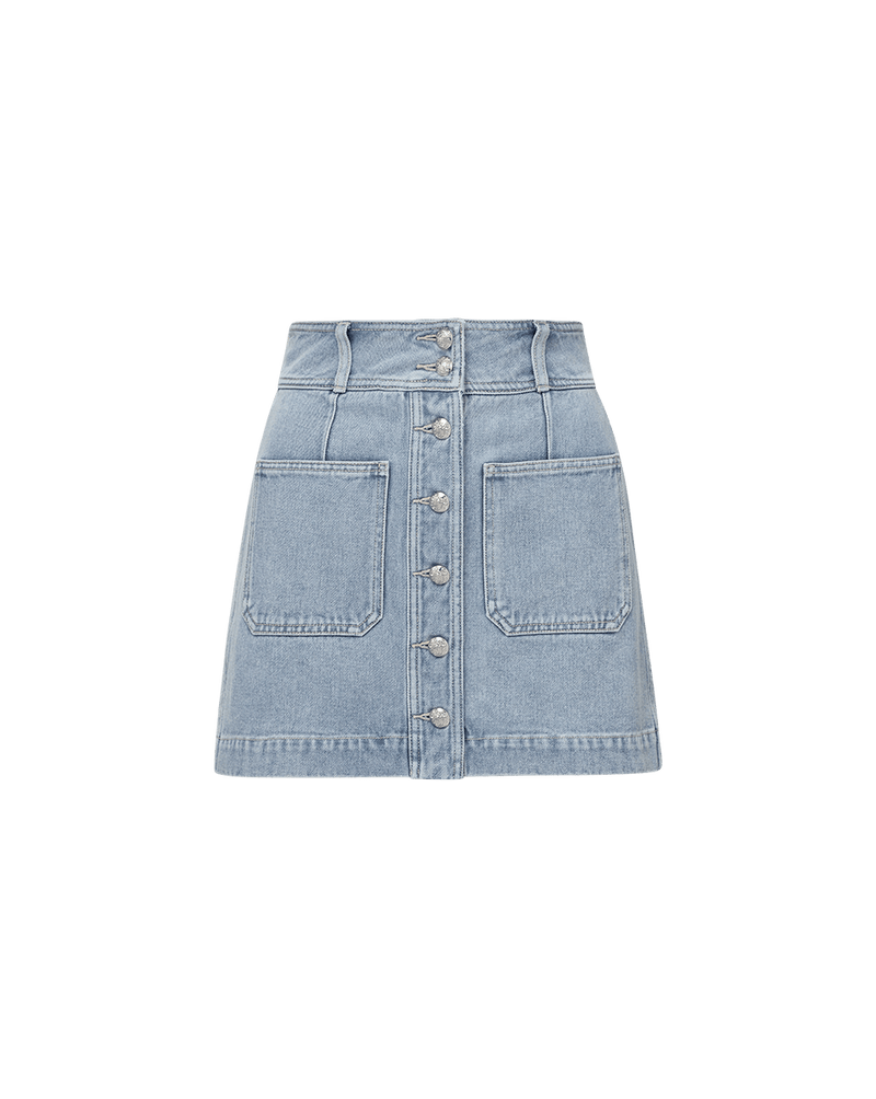 Moxie Denim Mini Skirt