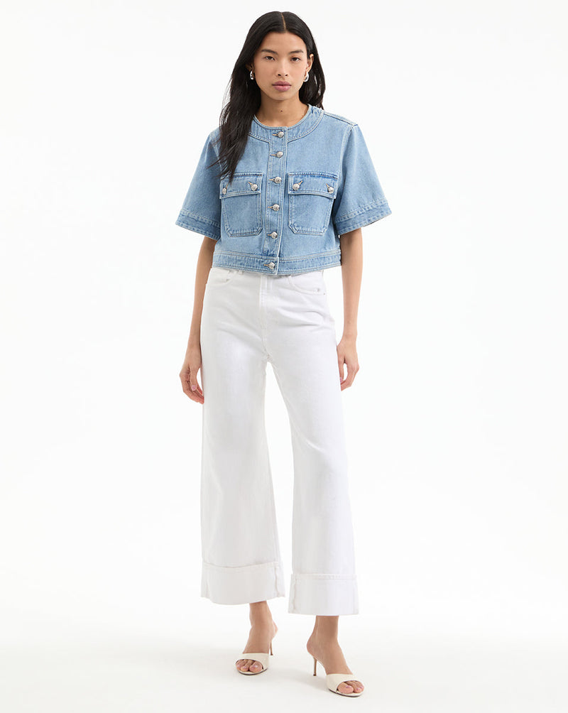 Elias Short Sleeve Denim Jacket
