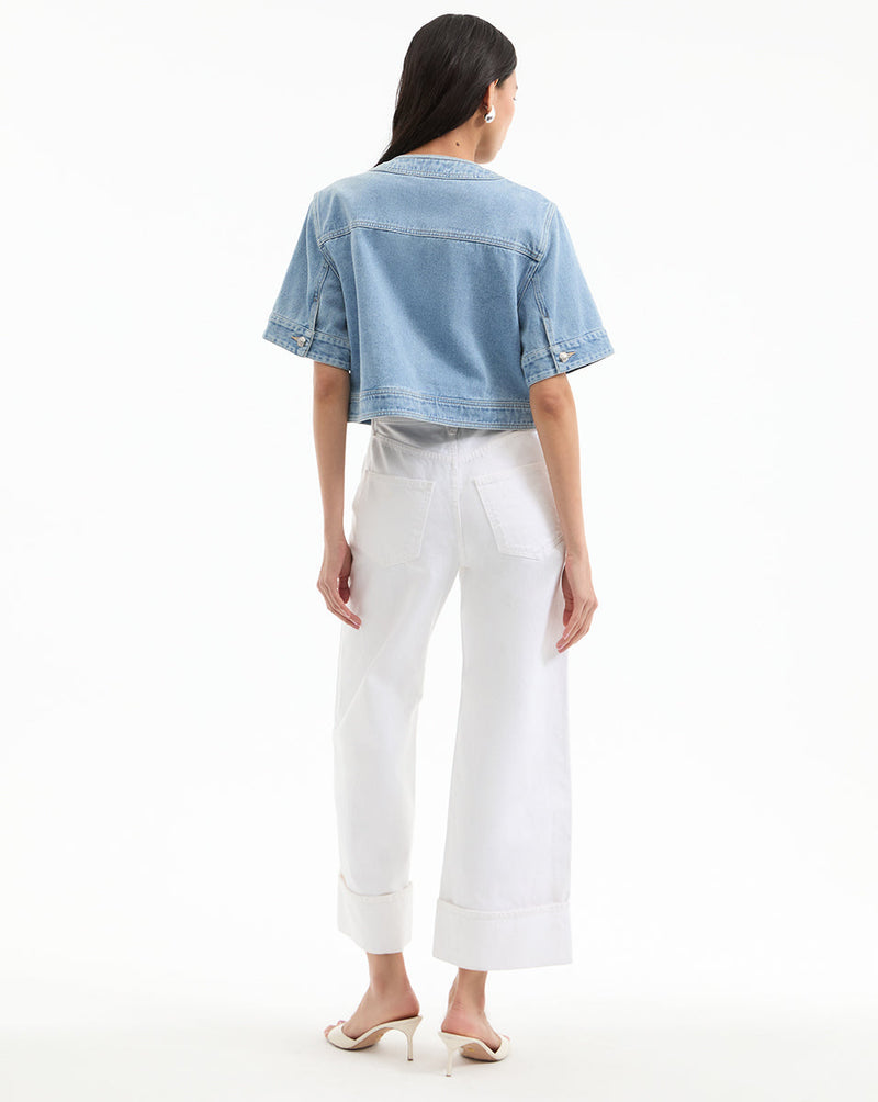 Elias Short Sleeve Denim Jacket