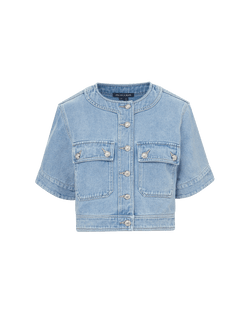 Elias Short Sleeve Denim Jacket