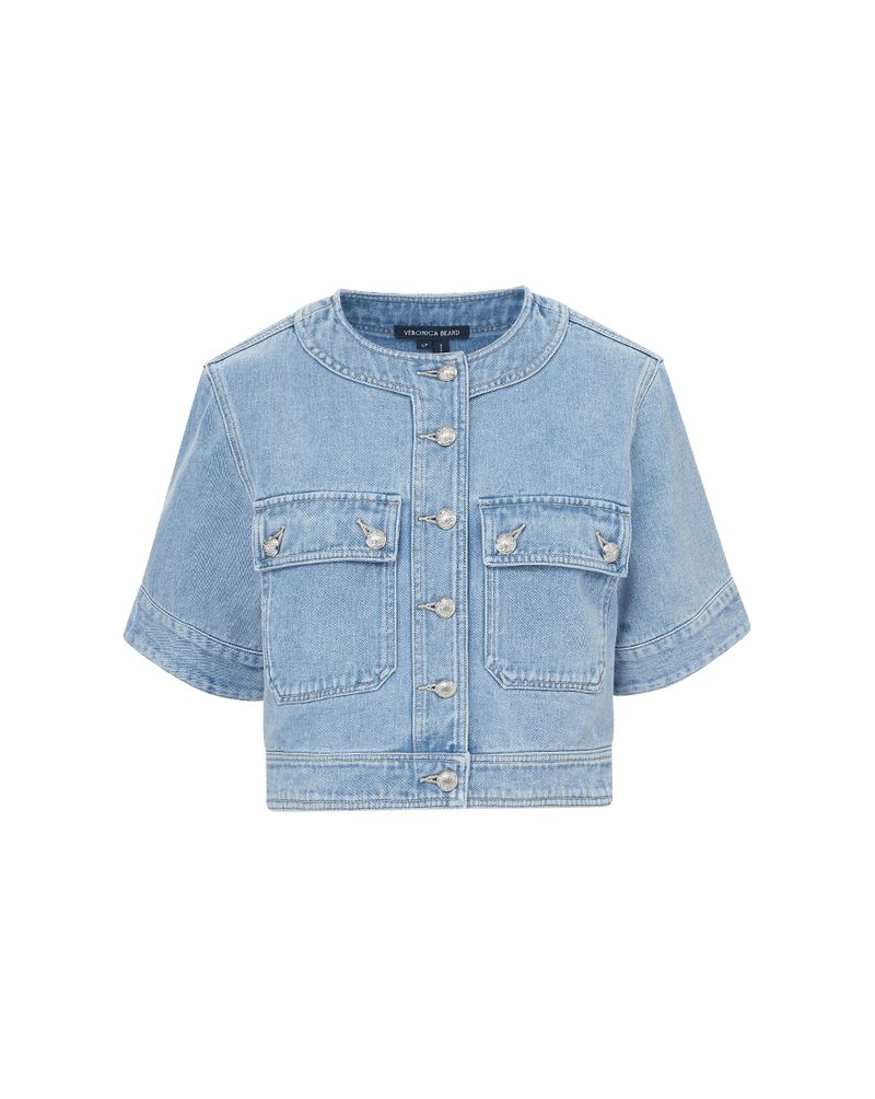 Elias Short Sleeve Denim Jacket