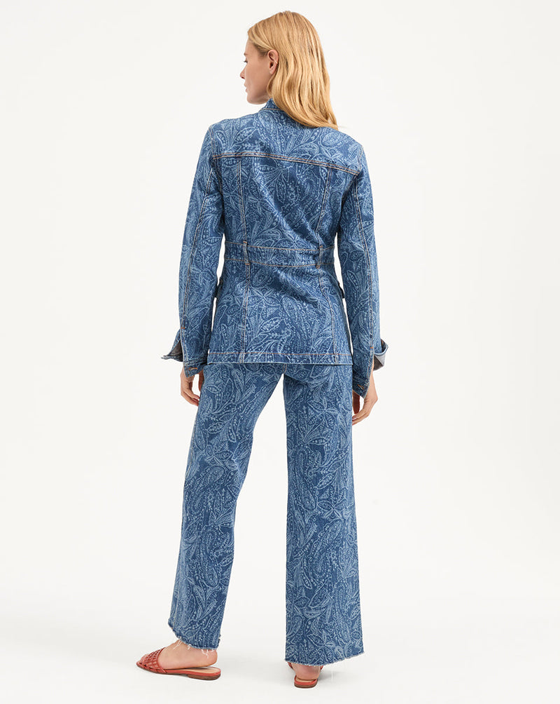 Tika Paisley Denim Jacket