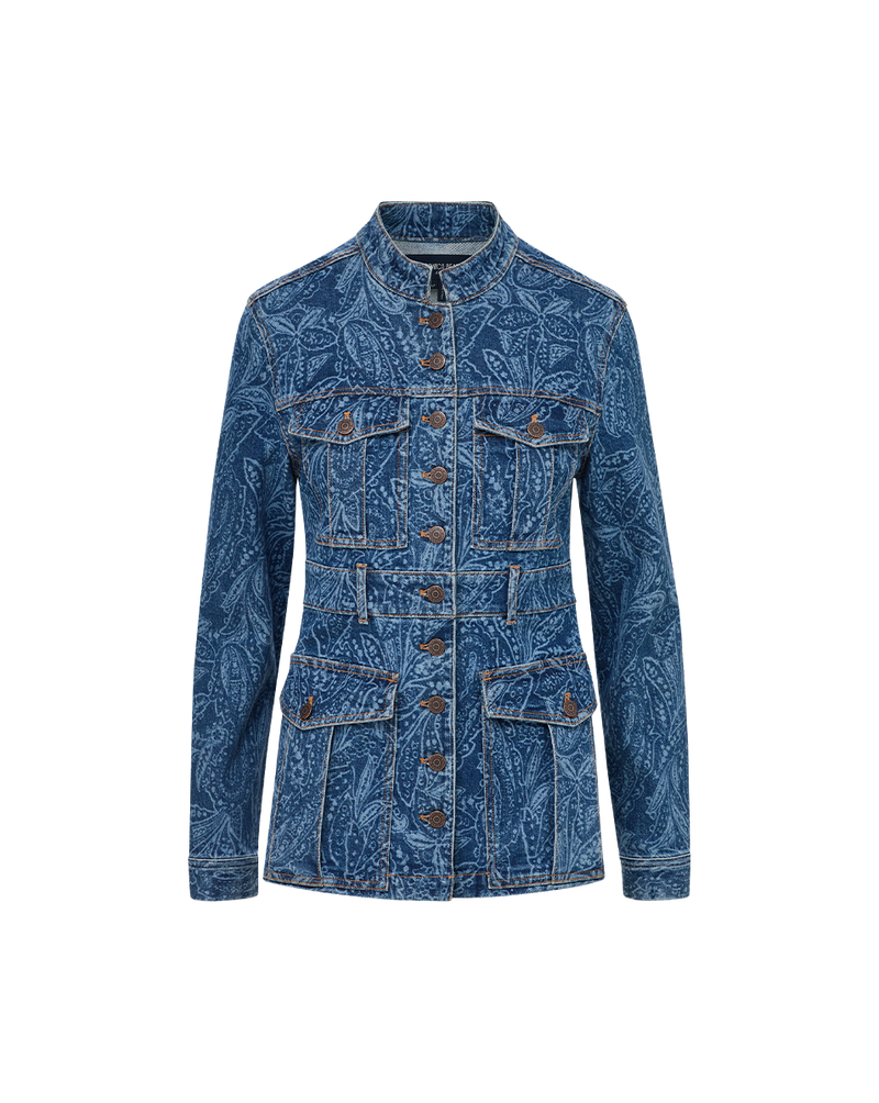Tika Paisley Denim Jacket