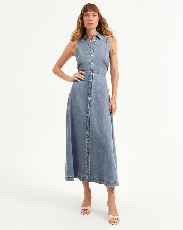 Fuller Denim Midi Dress